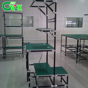 深圳车间作业台定做线棒工作台 线棒工作台 电子手工操作台加工-阿里巴巴