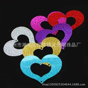 Блестки для ногтей в виде сердечка, воздушный шар, подвеска, 2018, 80×70мм