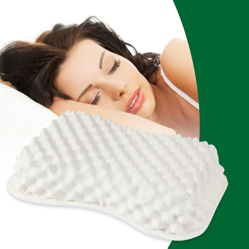 Thailand Natural emulsion cervical vertebra Beauty Milk Pillow core lady grain Langya massage memory pillow customized