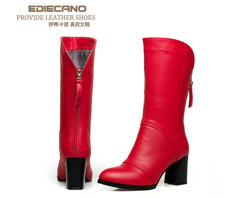 Bottes femme en En cuir - Ref 3355234 Image 33