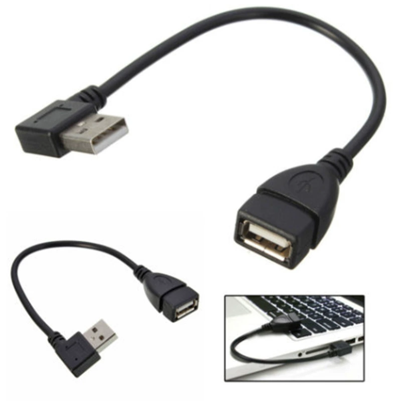 Левый изгиб USB 2.0 A Gong локоть до матери A 90 градусов боковой изгиб — продление линии XZT