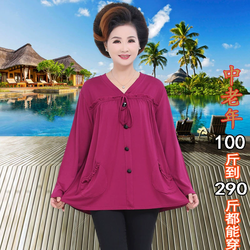 2020 одежда больших размеров для женщин среднего и пожилого возраста, большой женский топ 300 кг, футболка с толстым слишком толстым длинным рукавом, свободная