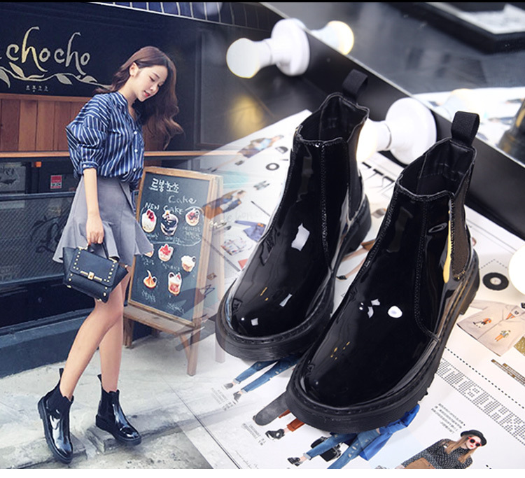 Bottes femme YUNTIANHU en Cuir verni - Ref 3354963 Image 19