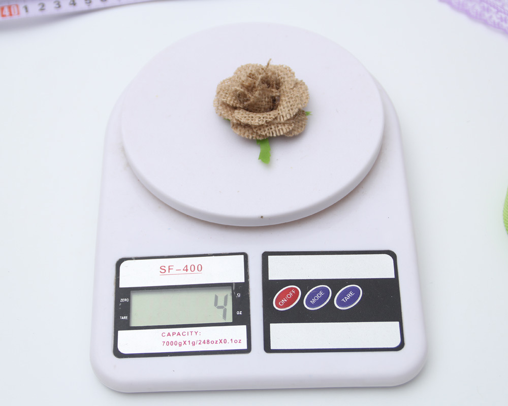 Lino Rosa flor europea y americana celebración fiesta decoración flor DIY zapato hecho a mano flor sombrero flor fábrica ventas directas