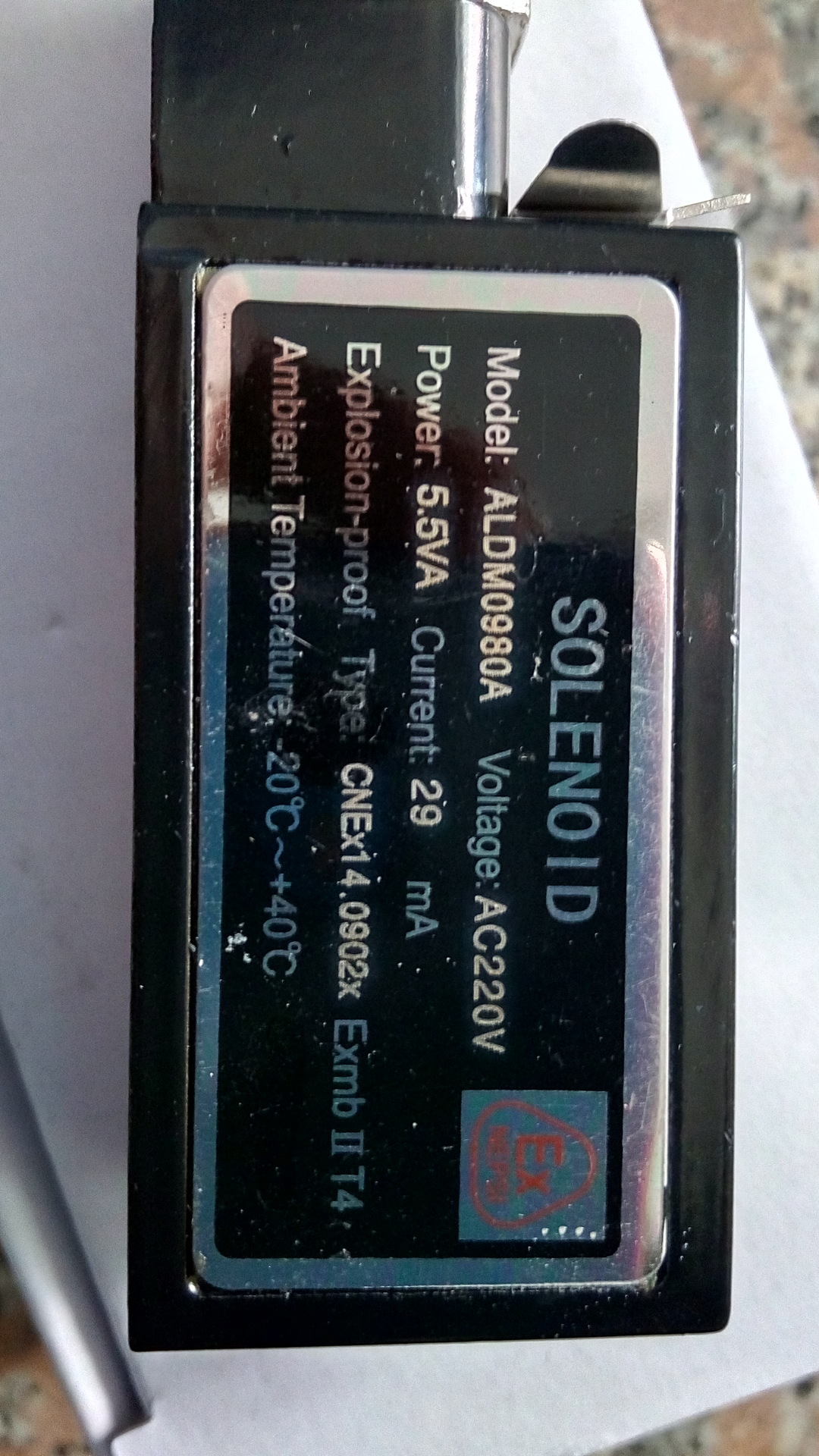 SOLENOID电磁阀防爆线圈ALDM0980A防爆线圈AC220V 5.5VA 29MA