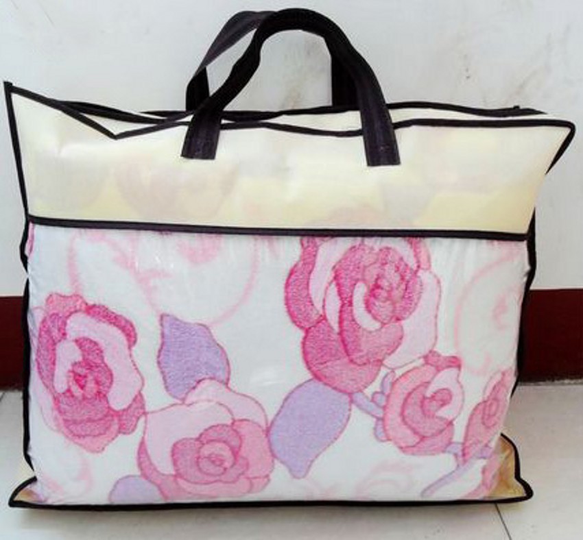 小毛毯包装 pvc无纺布服装包装 棉被被褥包装 PVC透明无纺布袋子