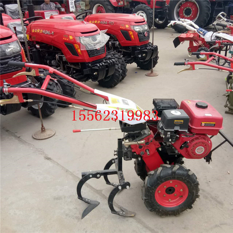 果树开沟施肥机 铭扬牌5-8马力柴油汽油四驱微耕机