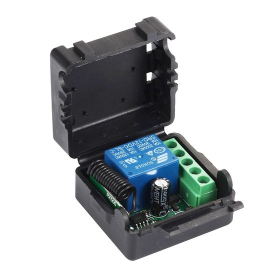 DC DC 12V single channel wireless remote control switch access control LED lamp electric control door intelligent delay controller 433