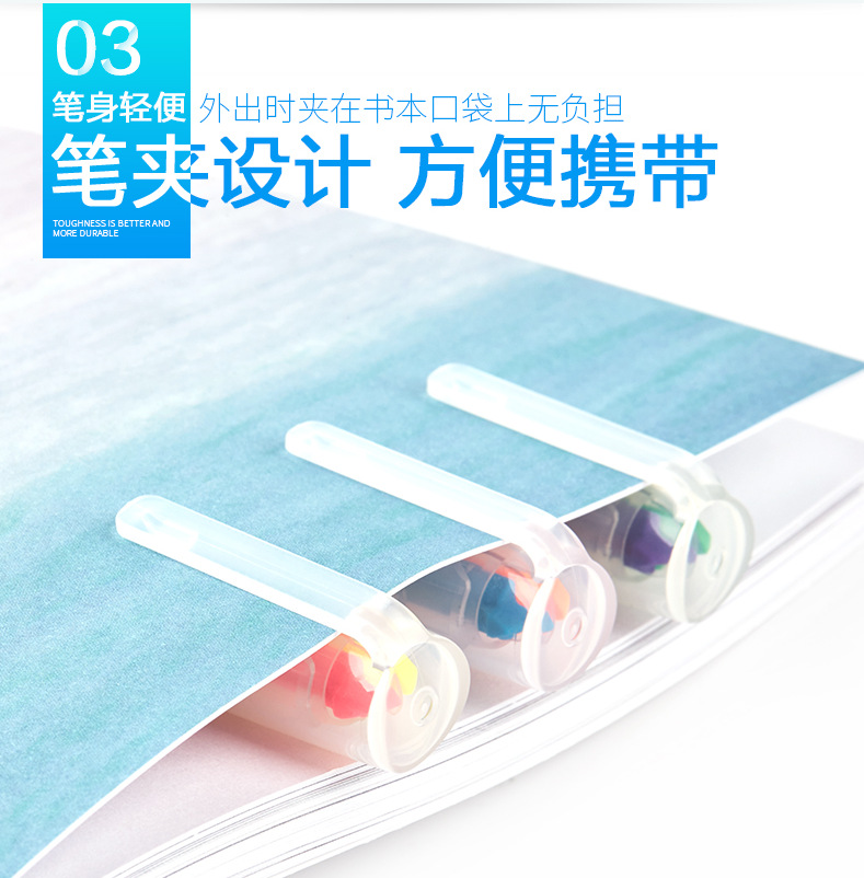 KOKUYO国誉全新甲壳虫彩色荧光笔记号笔双色重点水彩MT-100详情6