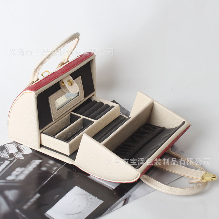 手提高档PU包装盒 便携珠宝首饰盒 礼品盒定制