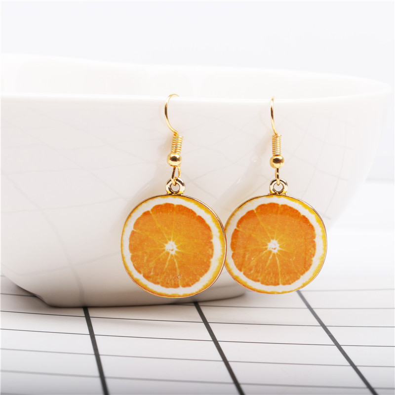 Cute Cartoon Strawberry Watermelon Earrings Earrings Women&#39;s New Fruit Earrings display picture 26