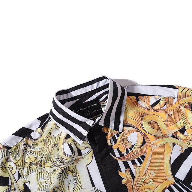 Fashion Trendy Brand Young Hip-Hop Men’s Shirts