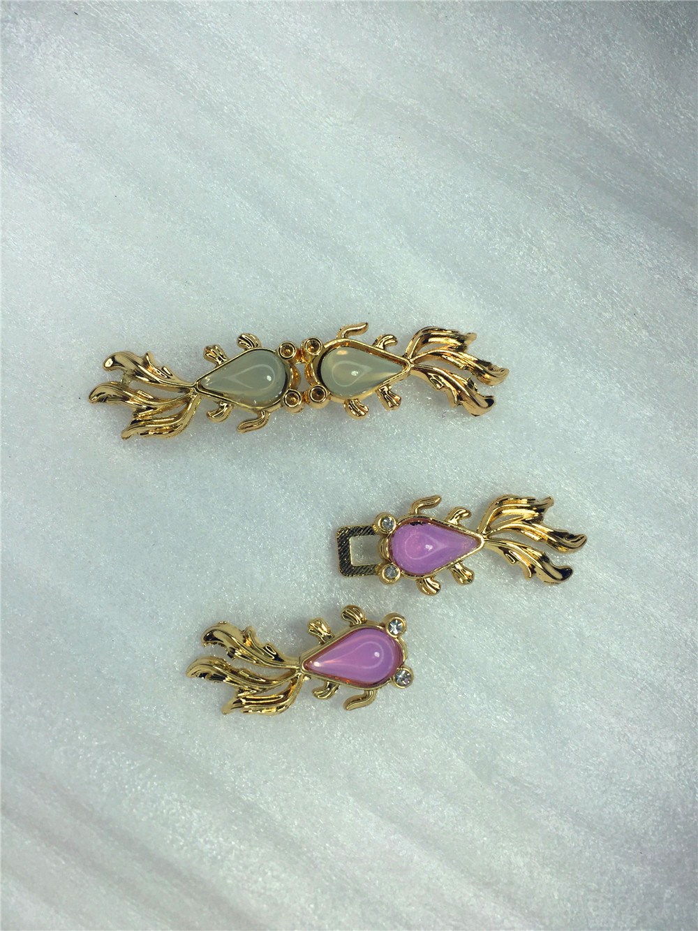 Water Drop Small Golden Fish Cheongsam Hanfu Zi Zi Zie Tie Ling…