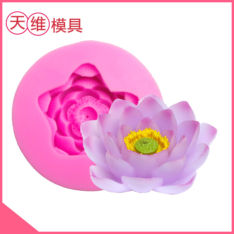 Three dimensional silicone mold