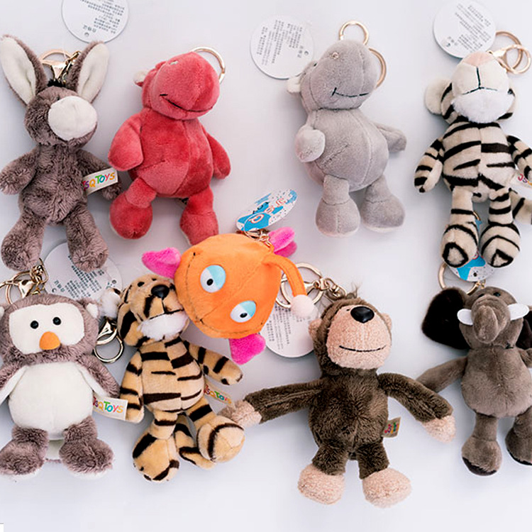 厂家批发丛林系列大象老虎猩猩猴子猫头鹰包包大挂件登山扣儿童节|ms