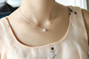 Accessory, necklace from pearl, chain for key bag , Korean style, Aliexpress