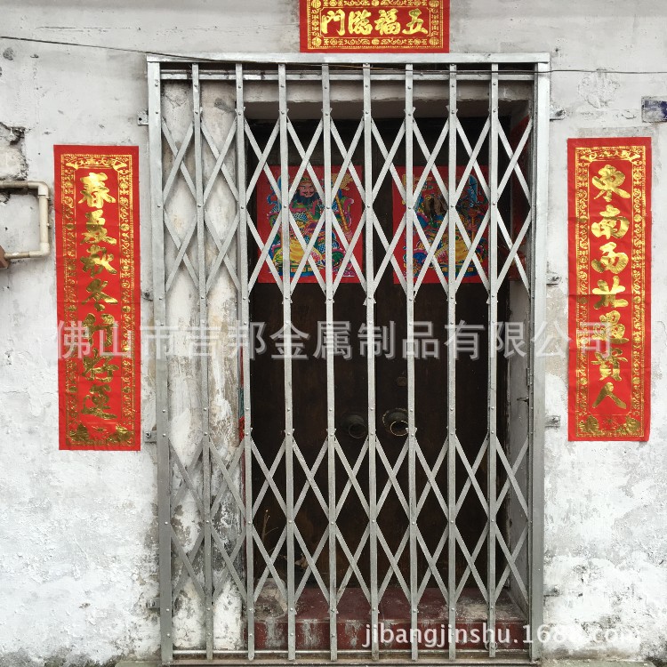 供应304加厚推拉闸门 不锈钢拉闸门伸缩折叠门厂家定制入户拉闸门-阿里巴巴