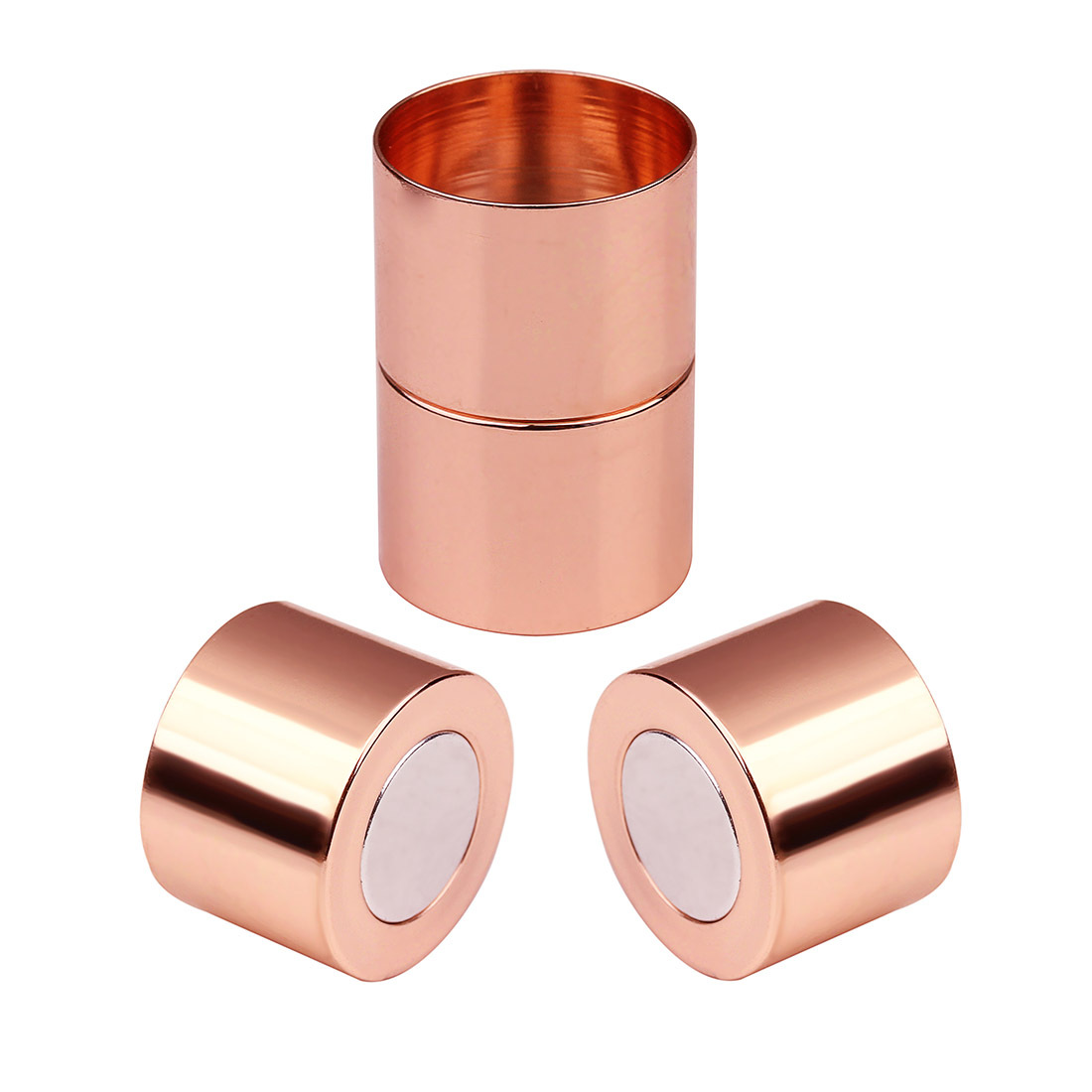 5 Pieces Copper Solid Color Connection Buckle Simple Style display picture 19