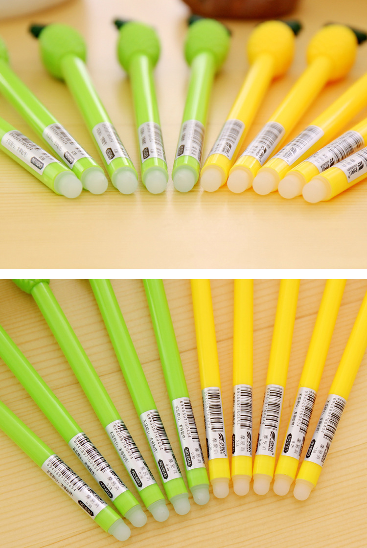 复制_韩国创意文具摩易消水笔 可爱菠萝造型中性.jpg