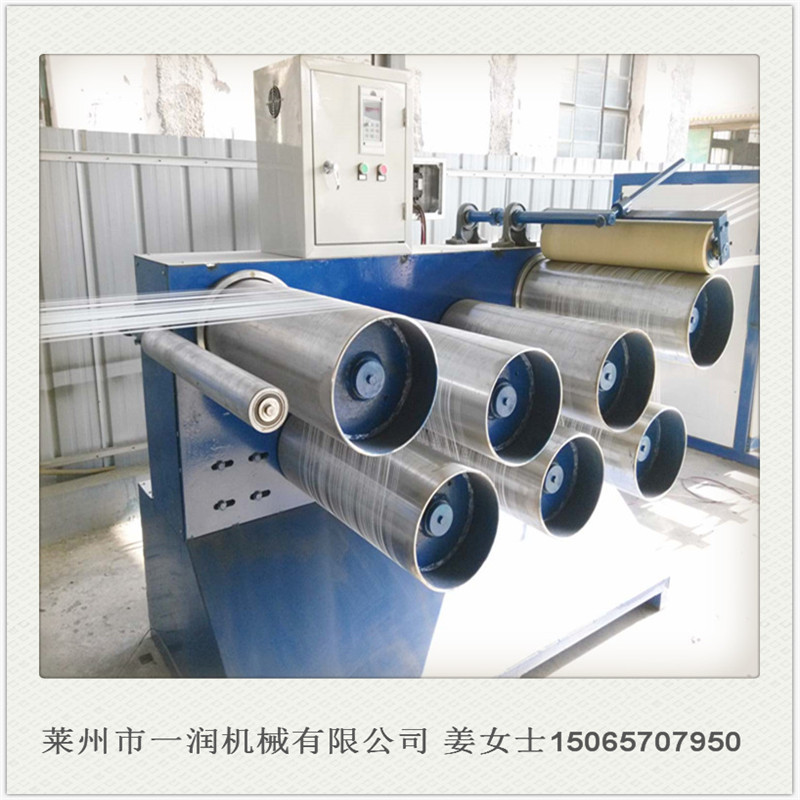 塑料亚麻丝绳拉丝机组 供应南韩麻亚麻丝拉丝挤出拔丝机械设备