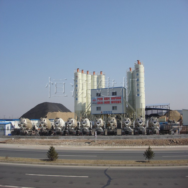 2方搅拌站 路桥建筑搅拌站设备 双HZS120型商品混凝土搅拌站价格