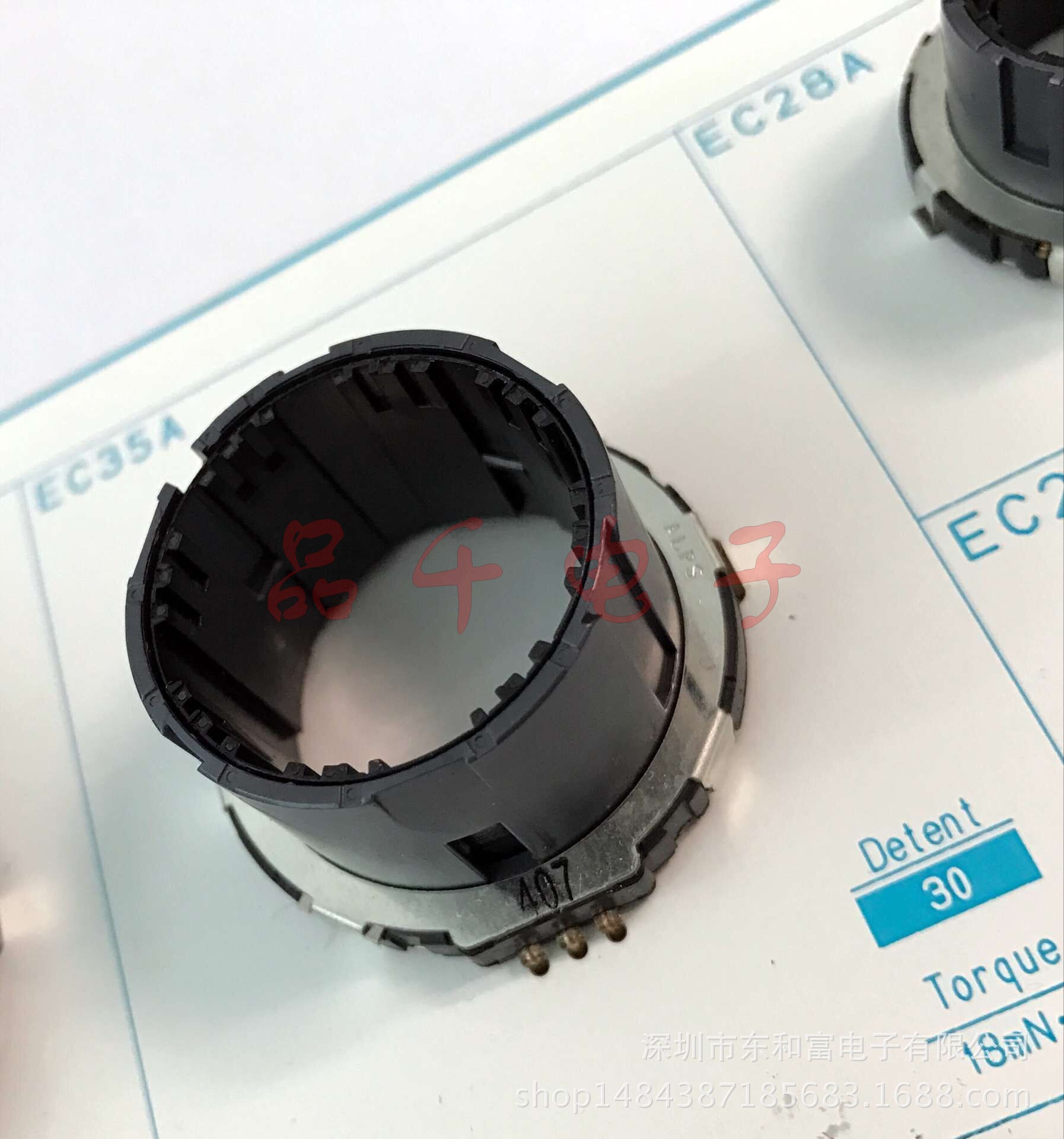  区 商： ALPS编码器 35型ABC开关型 中空轴型