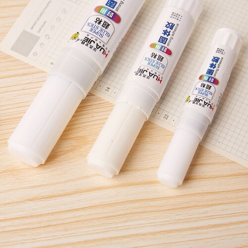 Huajie Factory Direct Sale Quick-Drying Eco-Friendly 50-Second Adhesive Solid Collagen Sticks Office Supplies