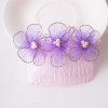 Fresh cloth, shiffon hairgrip, hairpins for princess, flowered