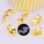 批发新款diy耳饰配件 青蛙耳夹防痛垫日本进口PC新料 圆盘防痛夹