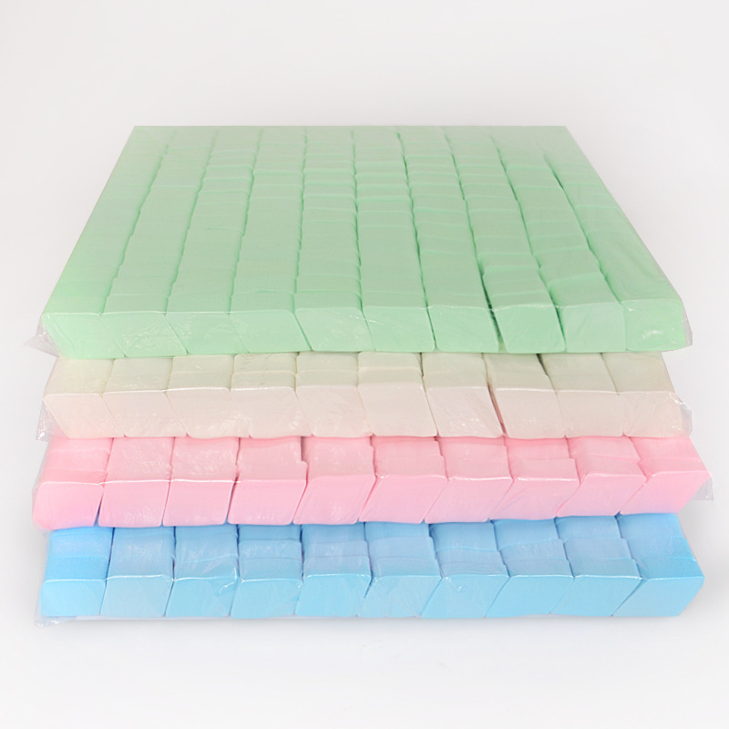 Diamond puff four color sponge puff wet and dry makeup puff bulk wholesale high density