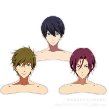 free!男子游泳部3款动漫衣架动漫周边人物人头展示衣架