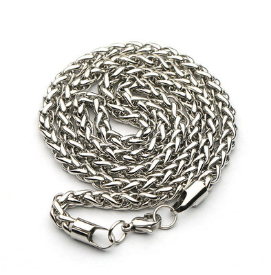 5M 花篮项链 24英寸 钢色速卖通热销款钢饰品质保证一件起批