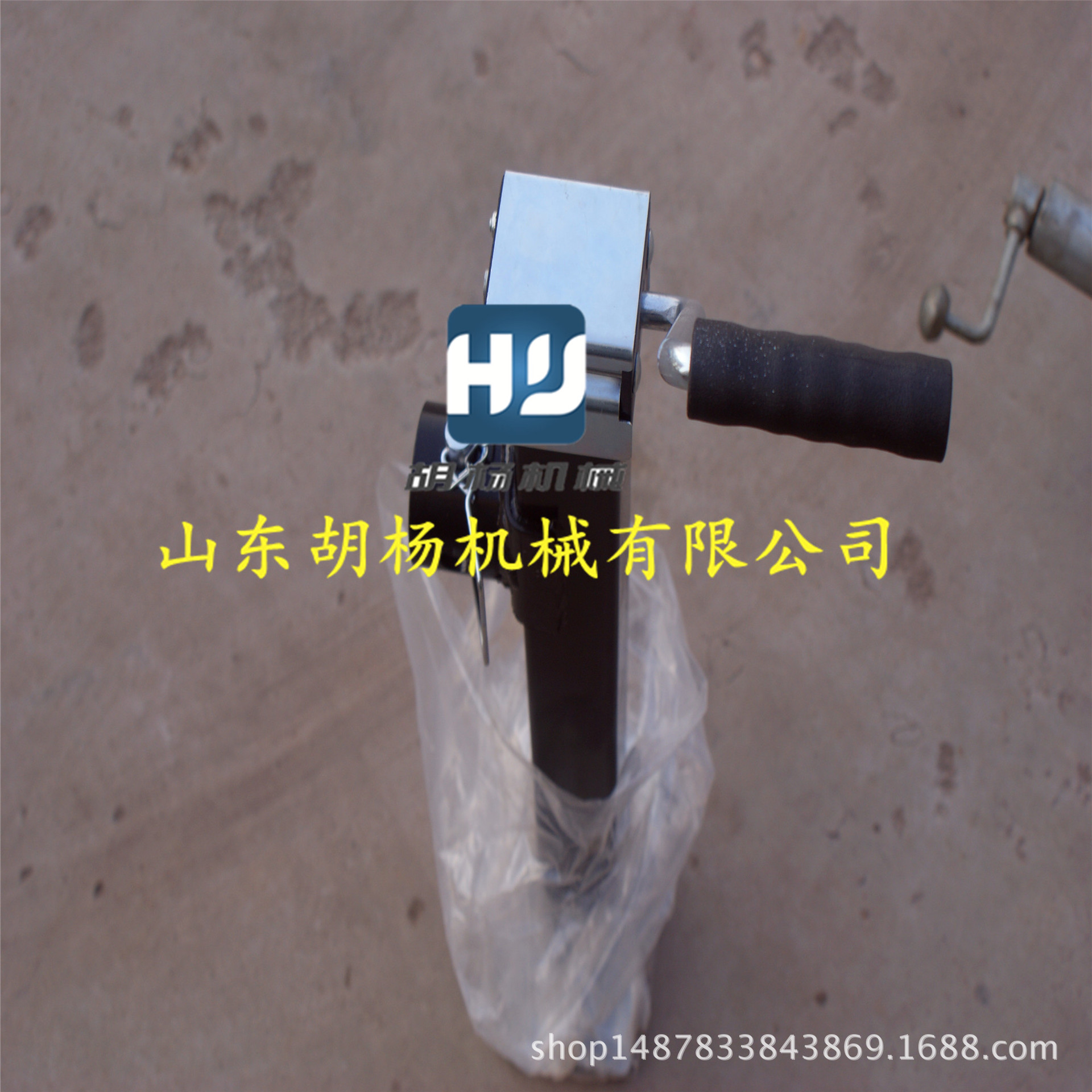 3.吨驻车支腿 行程长用于平板拖车 承重能力强 镀锌处理 