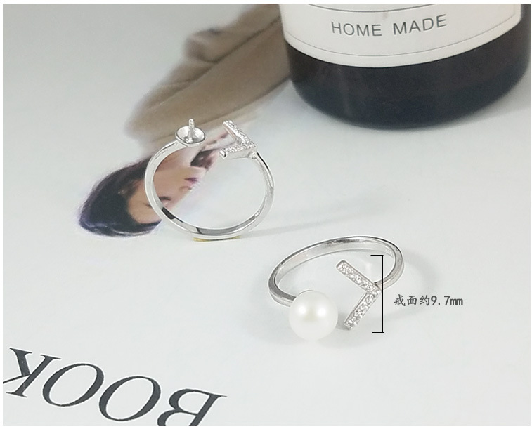 Silver Korea Geometric Ring(J437 finished product) NHDY0374-J437 finished product