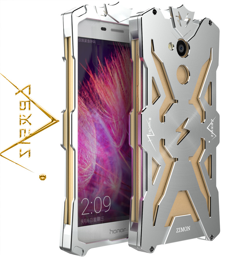 SIMON THOR Aviation Aluminum Alloy Shockproof Armor Metal Case Cover for Huawei Honor V9 Play