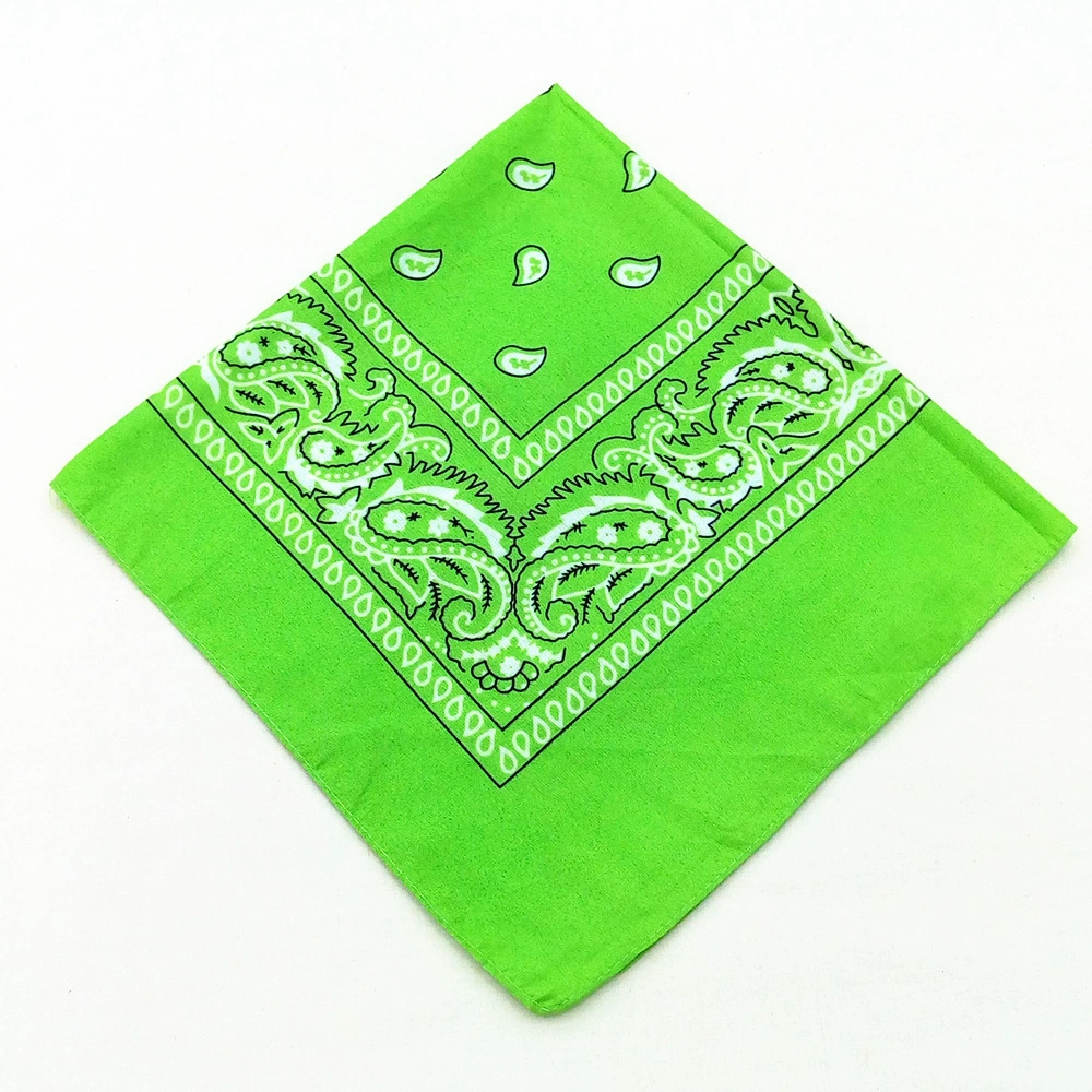 Headscarf, polyester 55 cm, paisley vortex print, one size (multi-color)