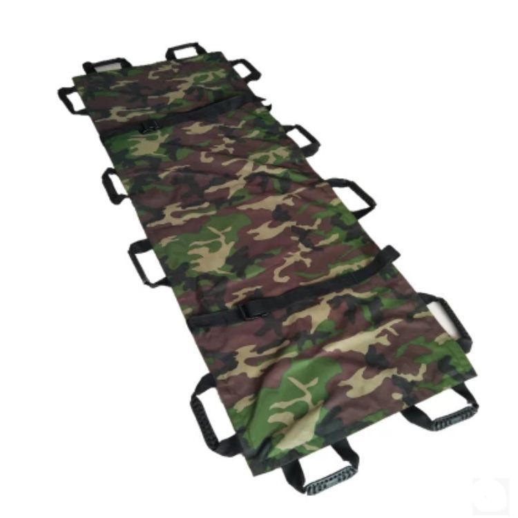 批加厚帆布软担架多功能折叠急救救生担架家用楼梯简易担架带手包