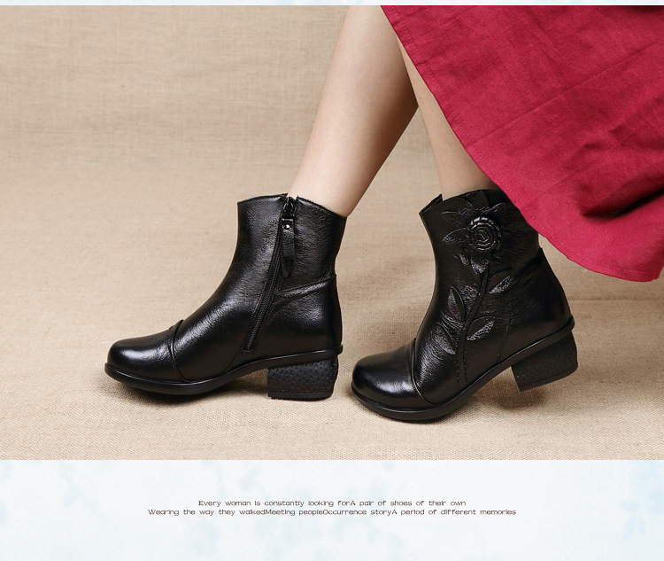 Bottes femme en En cuir - Ref 3355391 Image 20