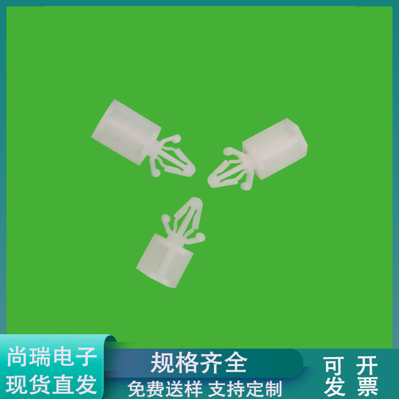 CS 13平底型隔离柱 东莞底部螺丝固定胶柱 机架固定型隔离柱