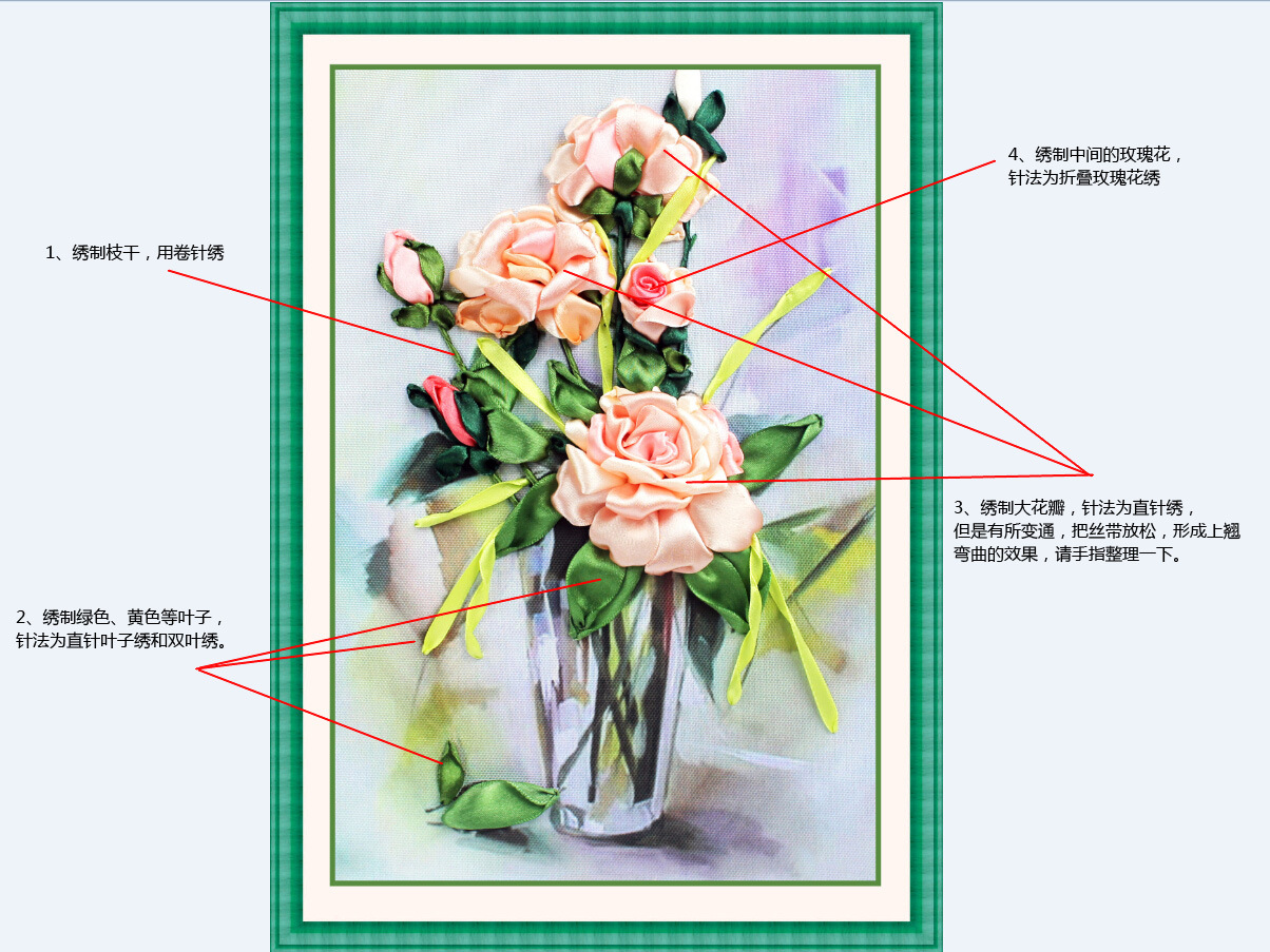 Oujin nianhua cinta bordado fábrica directa color impresión colgante pintura caliente sala de estar entrada pintura decorativa