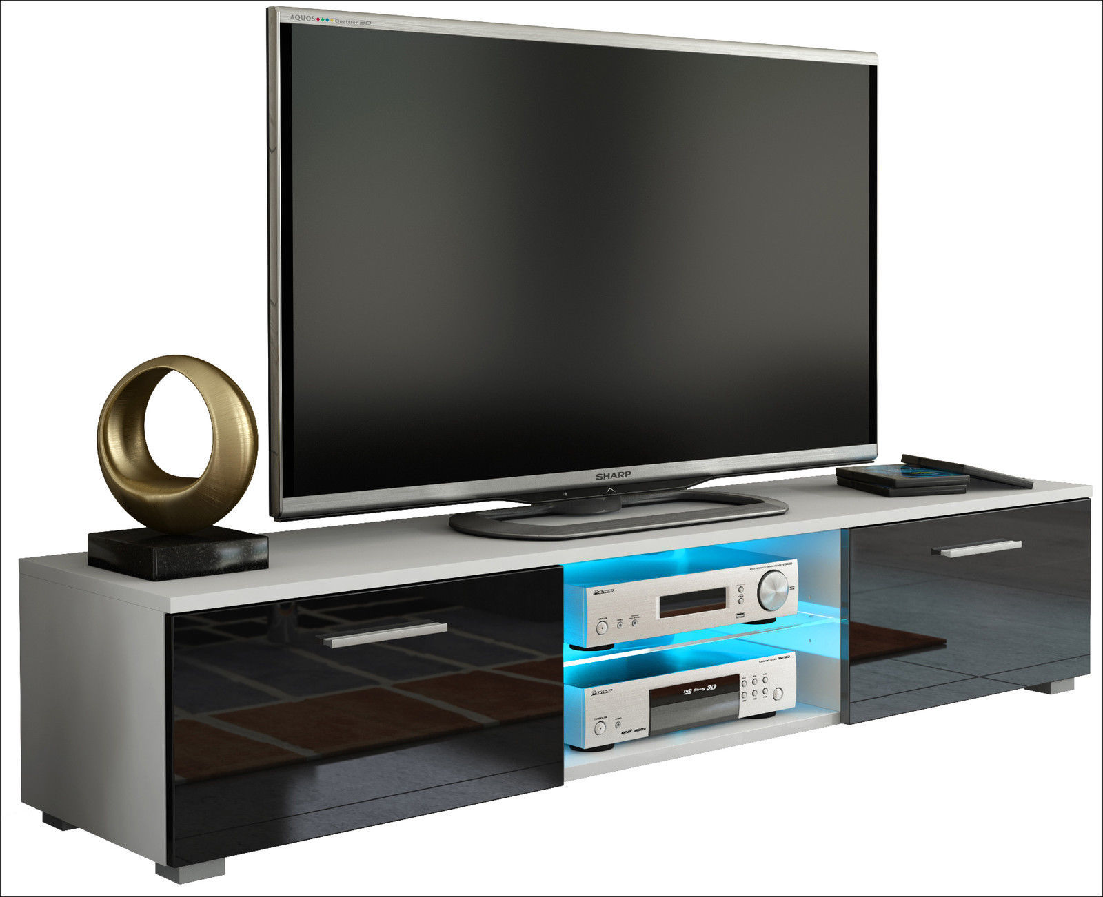 Los fabricantes suministran la combinación de gabinete visual minimalista moderno pequeño apartamento muebles de la sala de estar gabinete TV traje