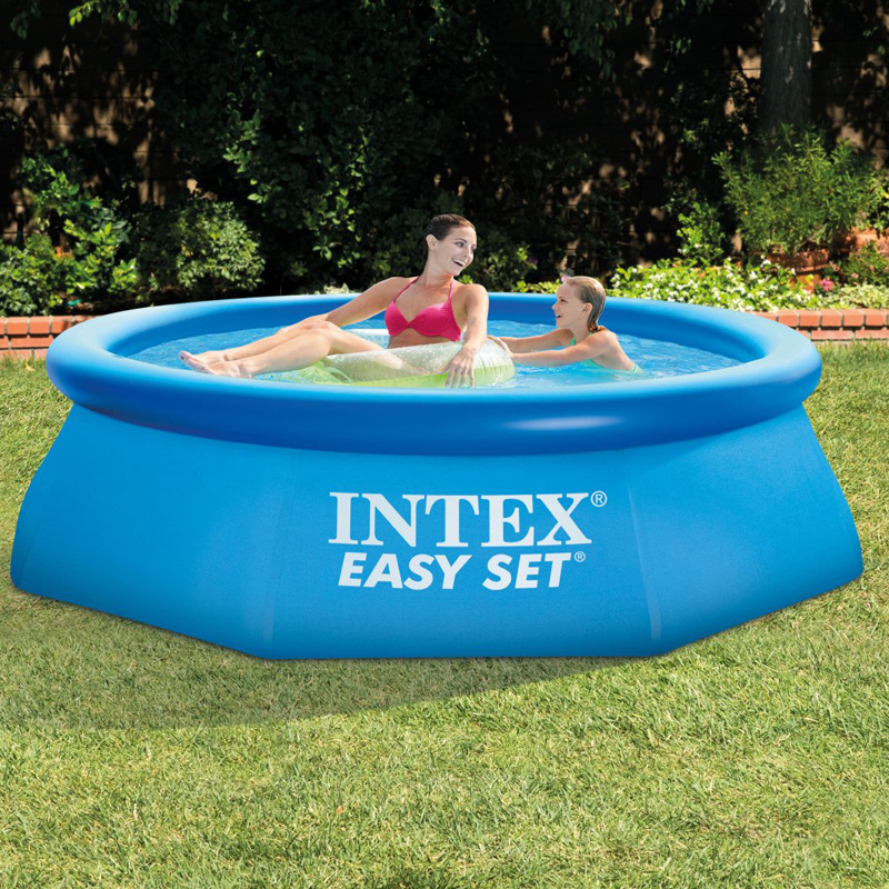 INTEX28120 dish-shaped family swimming pool inflatable pool round inflatable pool 305*76