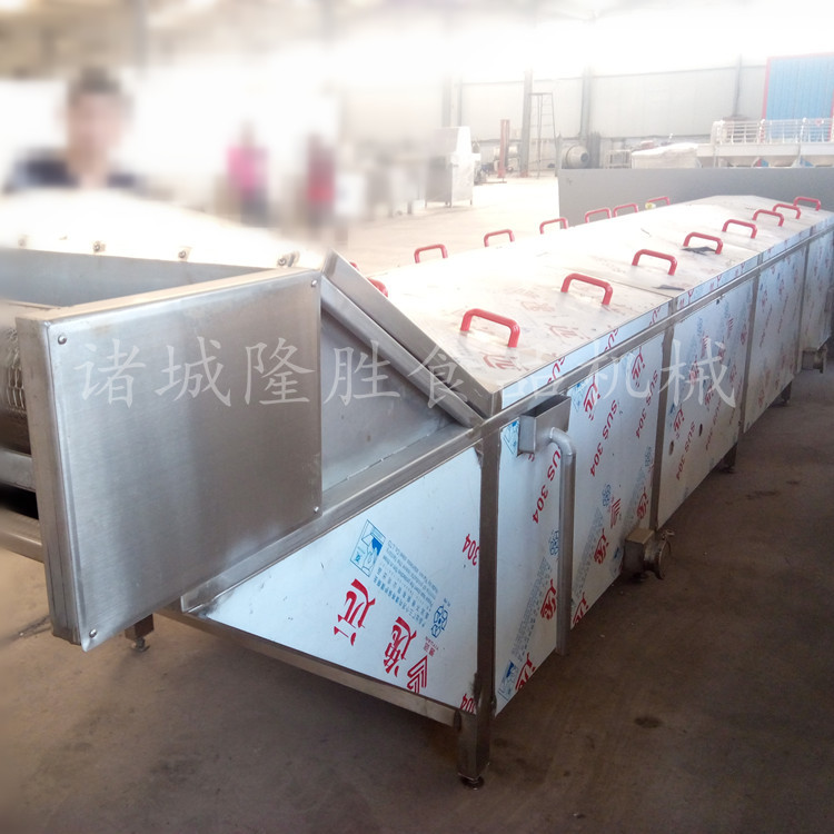 卤猪蹄蒸煮入味机械设备 海带丝卤制流水线 豆制品蒸煮卤制机