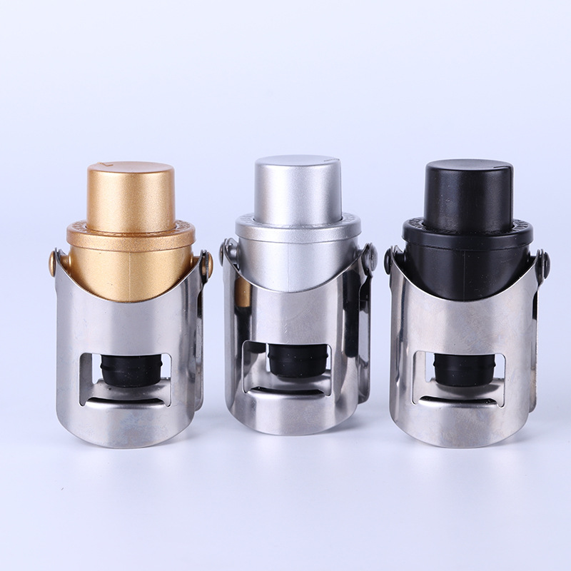 香槟塞有金色银色 黑色