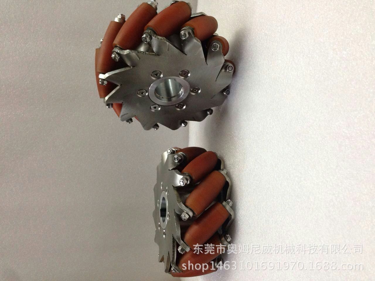 厂家供货6.5英寸165mm工业agv全向轮/麦克纳姆轮(负载500负载高