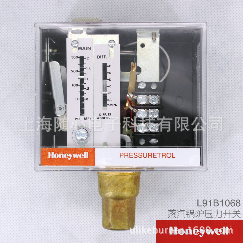 L91B1108 | 锅炉蒸汽压力开关 美国Honeywell/霍尼韦尔 20kg/cm2
