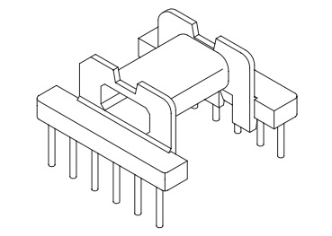 EFD30骨架厂家YC-EFD-3001-2 6+6PIN  变压器电感线圈骨架