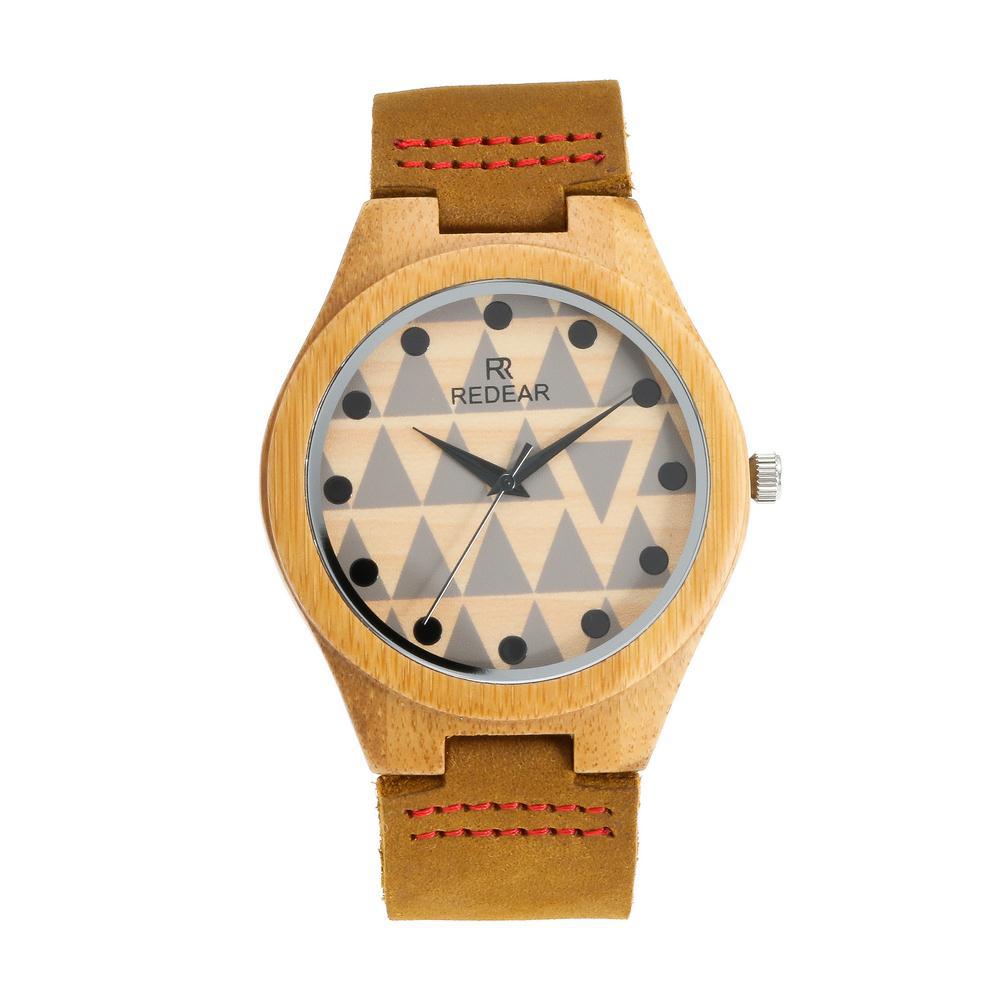 厂家直售竹木手表 时尚皮表带 速卖通亚马逊时尚复古情侣款木表