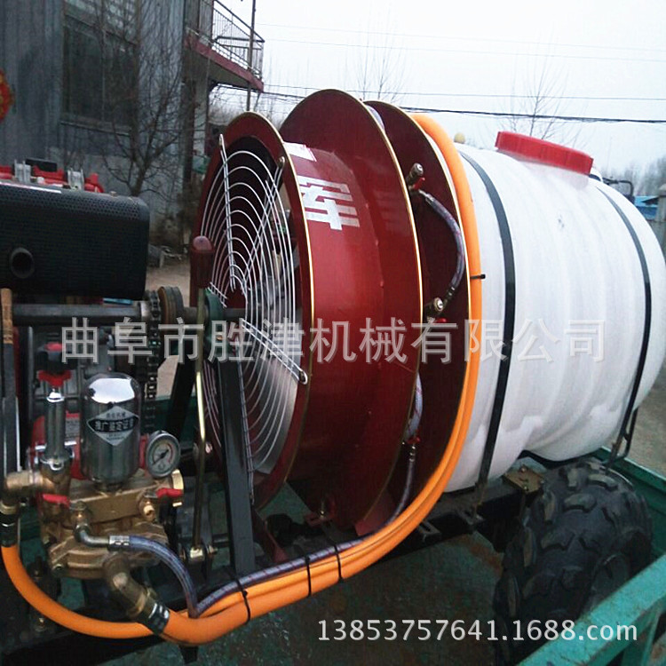 六盘水三轮车打药机自走式果园风送打药机