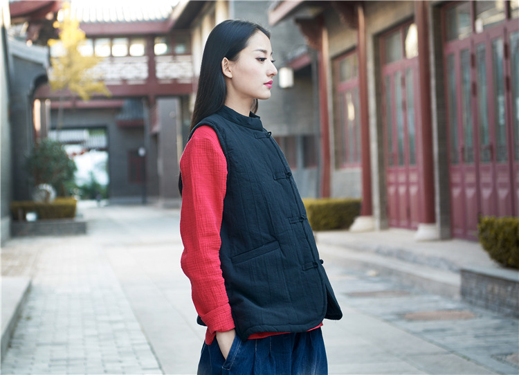 Gilet femme NIAN BAIXIU SPINNING en Chanvre - Ref 3316222 Image 48